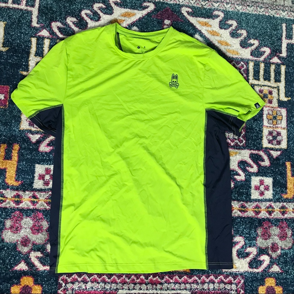 Psycho Bunny Workout Shirt Lime Green
